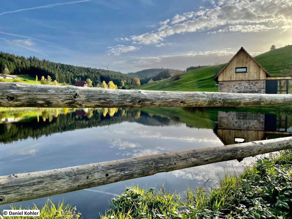 霍恩伯格Ferienhaus Im Schwarzwald Am See "Backhaeusle"别墅 外观 照片