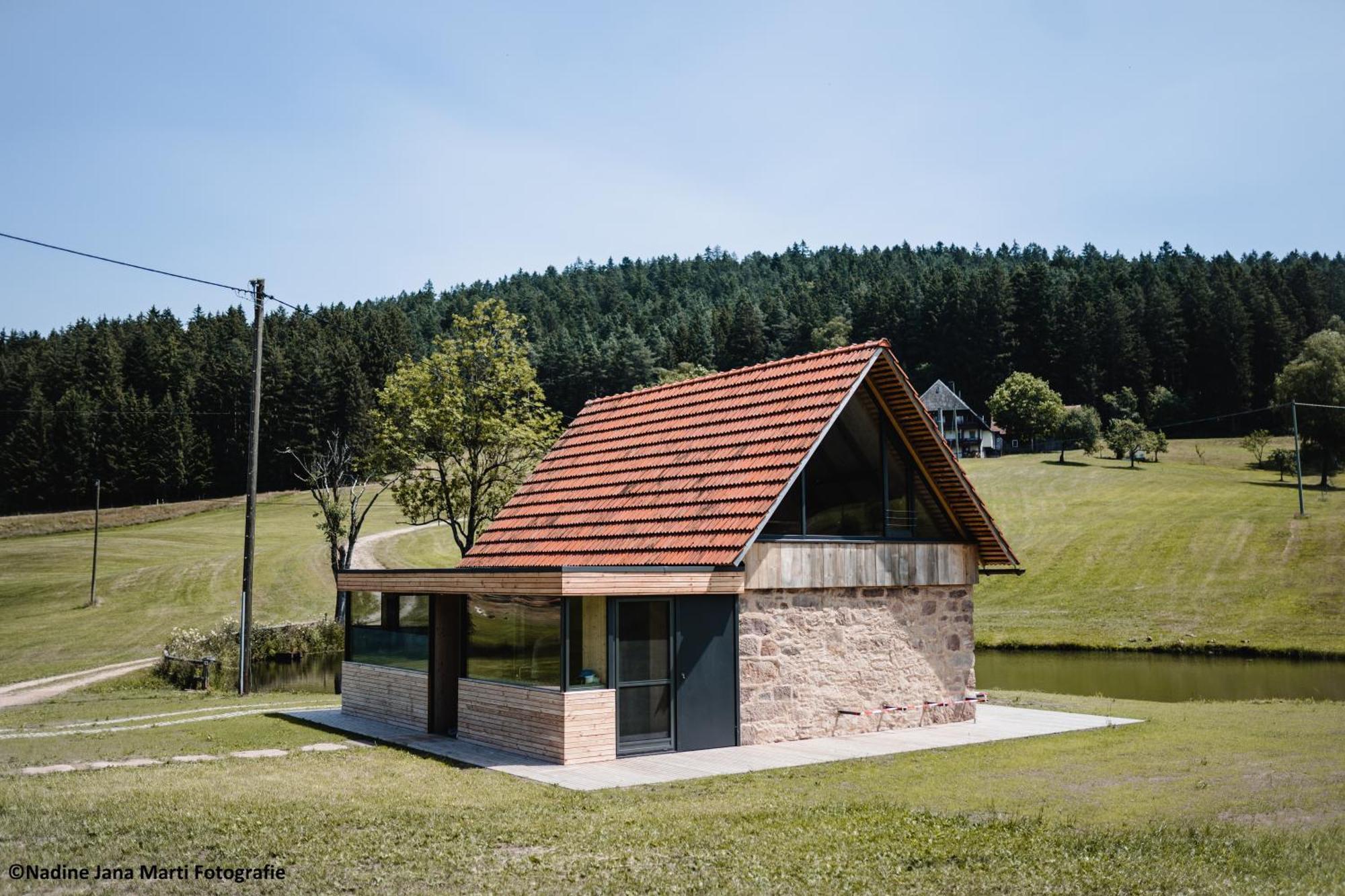 霍恩伯格Ferienhaus Im Schwarzwald Am See "Backhaeusle"别墅 外观 照片