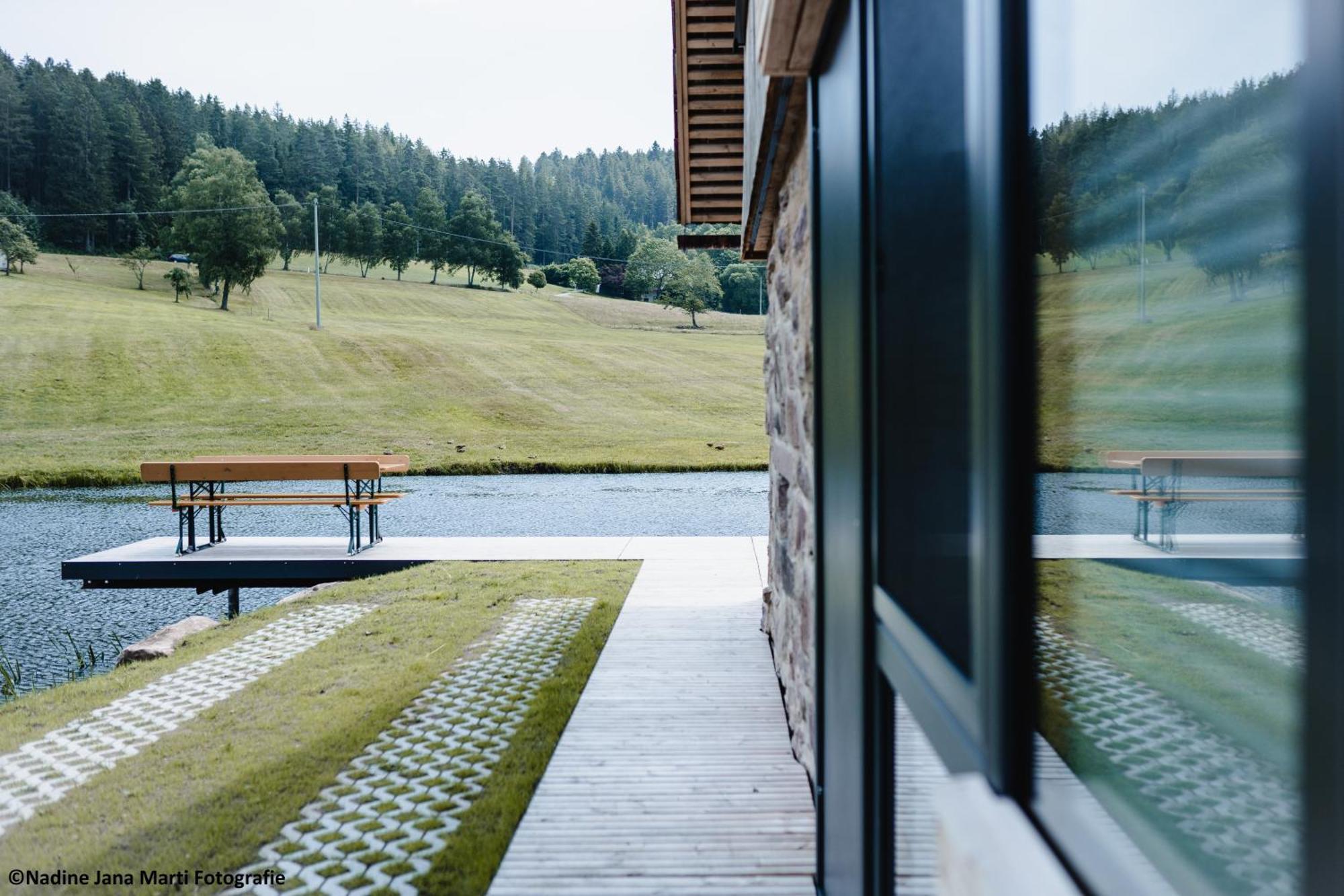 霍恩伯格Ferienhaus Im Schwarzwald Am See "Backhaeusle"别墅 外观 照片